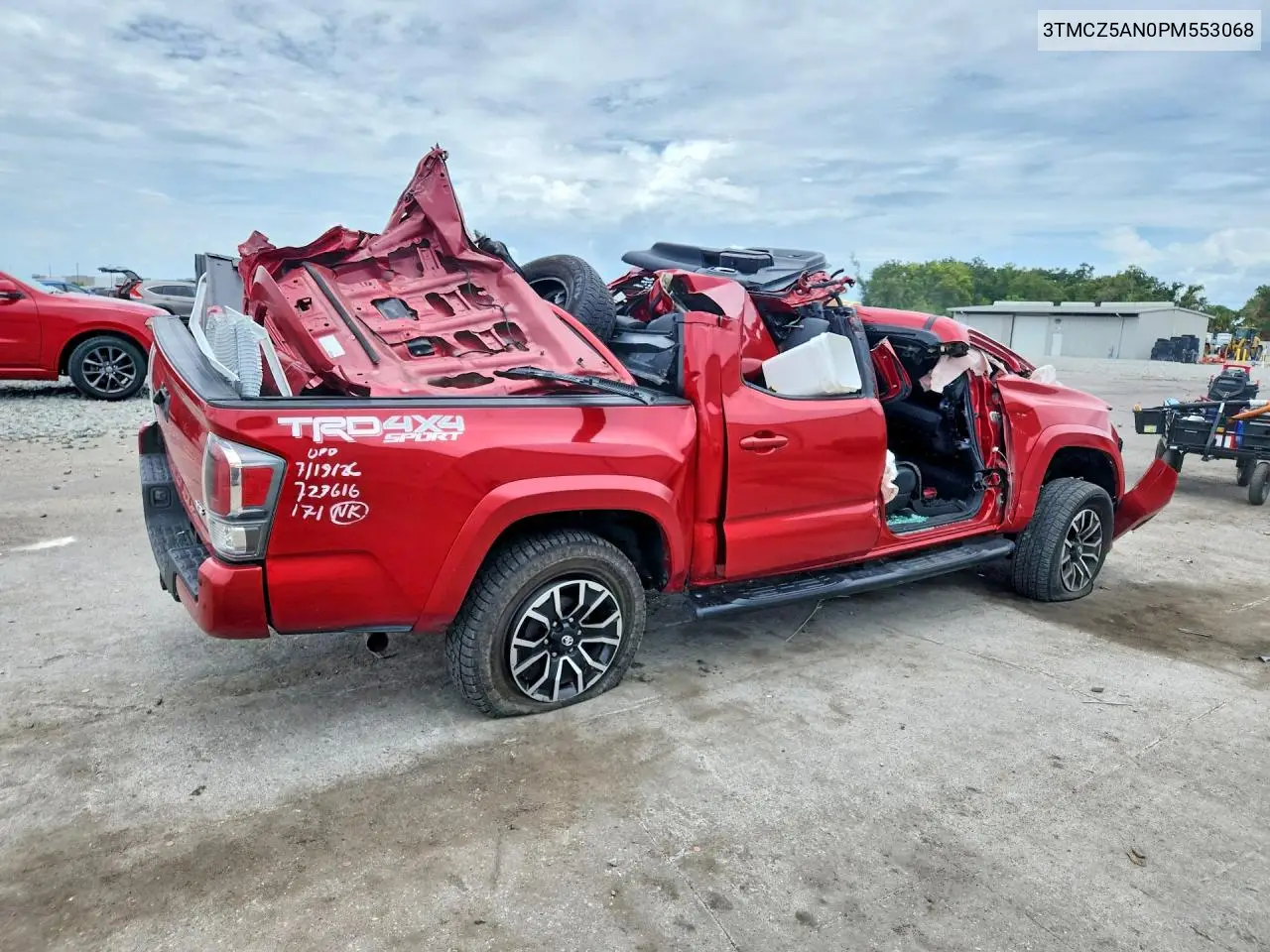 2023 TOYOTA TACOMA VIN 3TMCZ5AN0PM553068 — фото 3