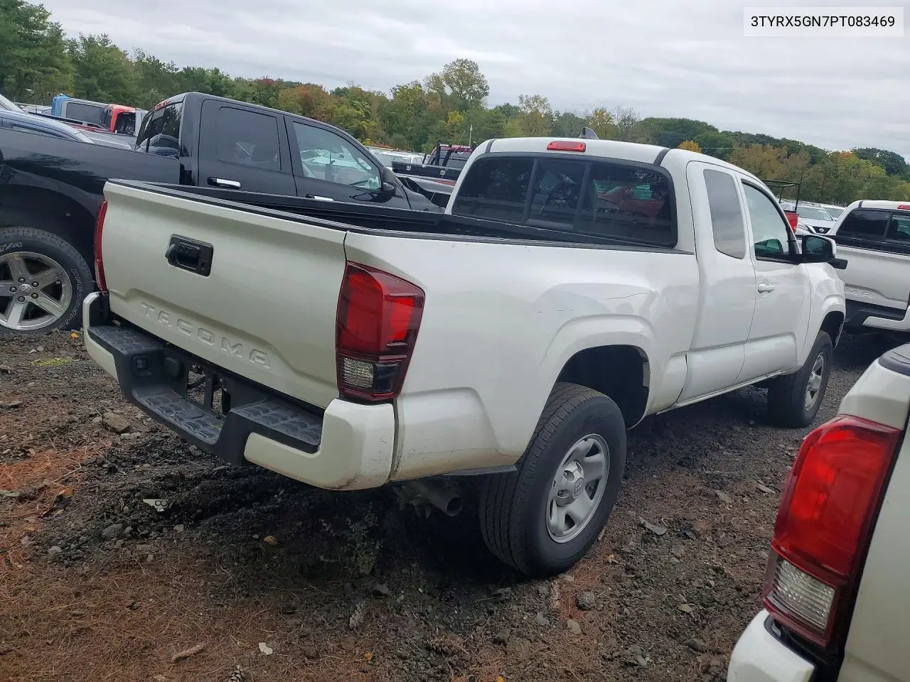 2023 TOYOTA TACOMA VIN 3TYRX5GN7PT083469 — фото 3