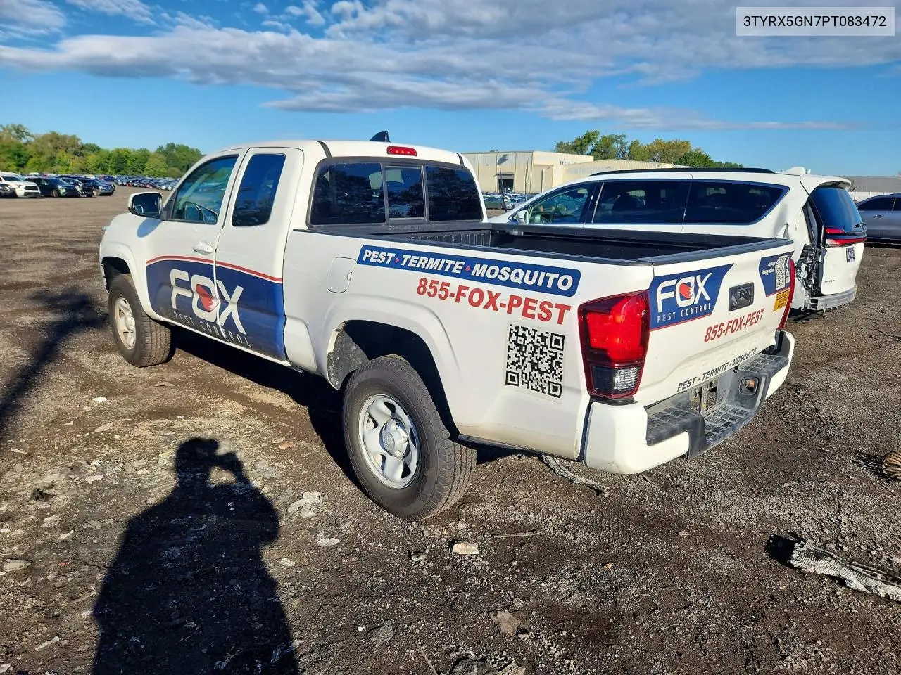 2023 TOYOTA TACOMA VIN 3TYRX5GN7PT083472 — фото 2