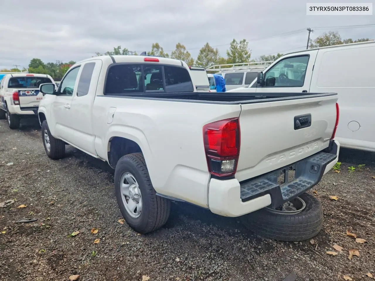 2023 TOYOTA TACOMA VIN 3TYRX5GN3PT083386 — фото 2