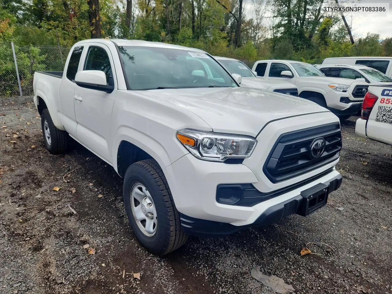 2023 TOYOTA TACOMA VIN 3TYRX5GN3PT083386 — фото 4