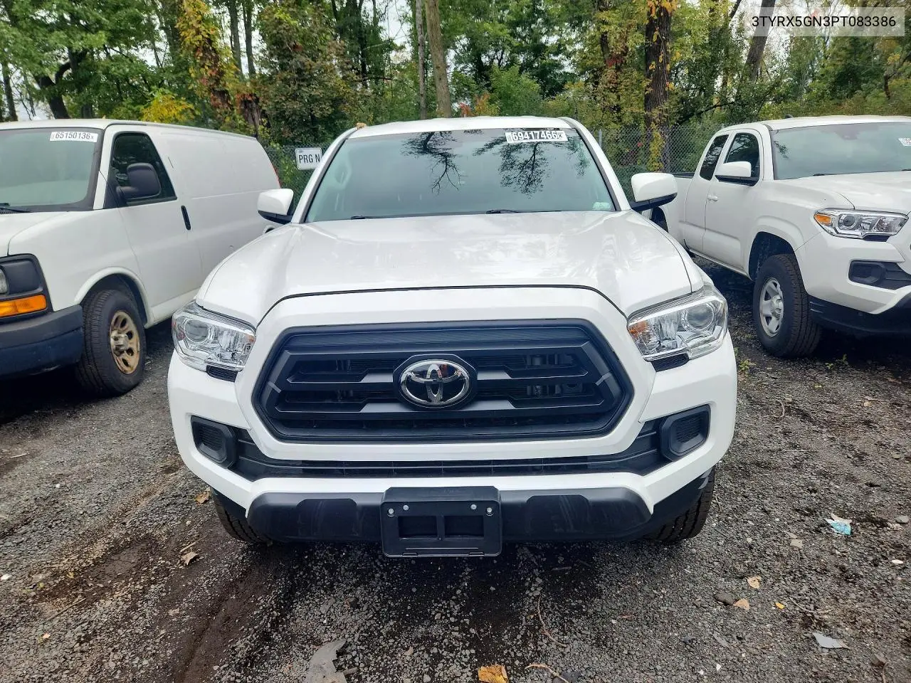 2023 TOYOTA TACOMA VIN 3TYRX5GN3PT083386 — фото 5