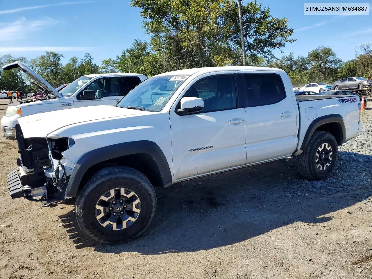 TOYOTA TACOMA 2023, VIN 3TMCZ5AN3PM634887