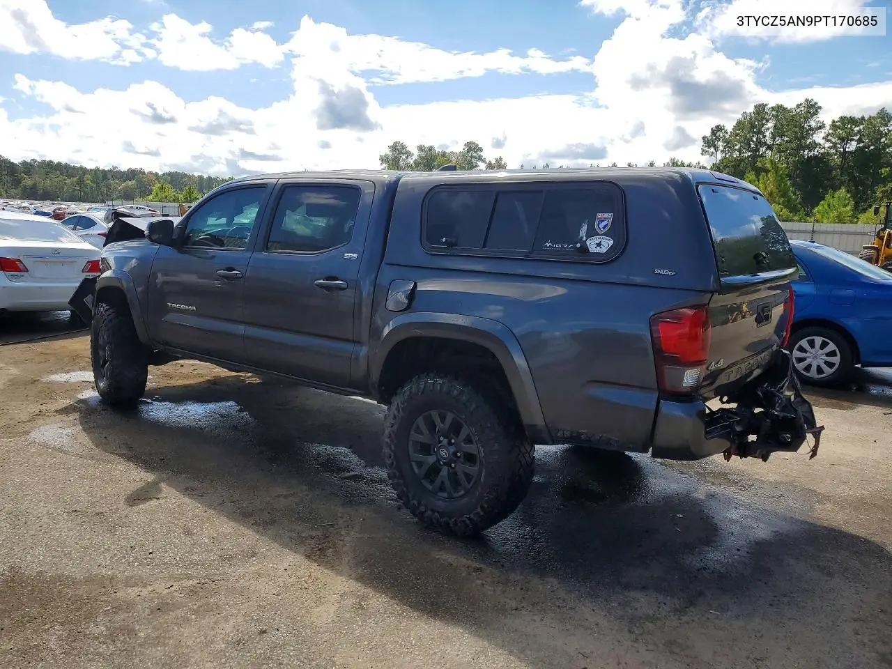 2023 TOYOTA TACOMA VIN 3TYCZ5AN9PT170685 — фото 2