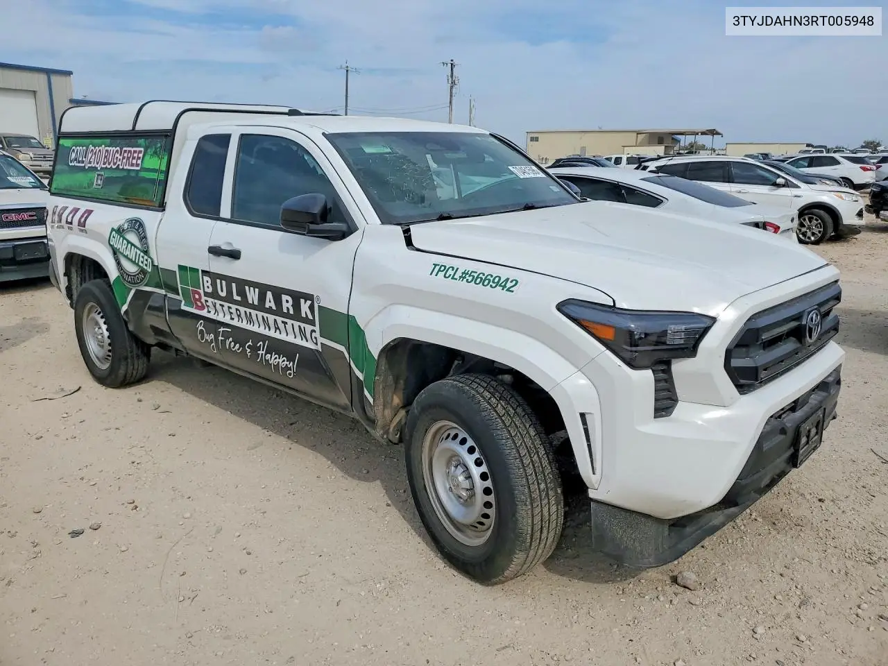 2024 TOYOTA TACOMA VIN 3TYJDAHN3RT005948 — фото 4
