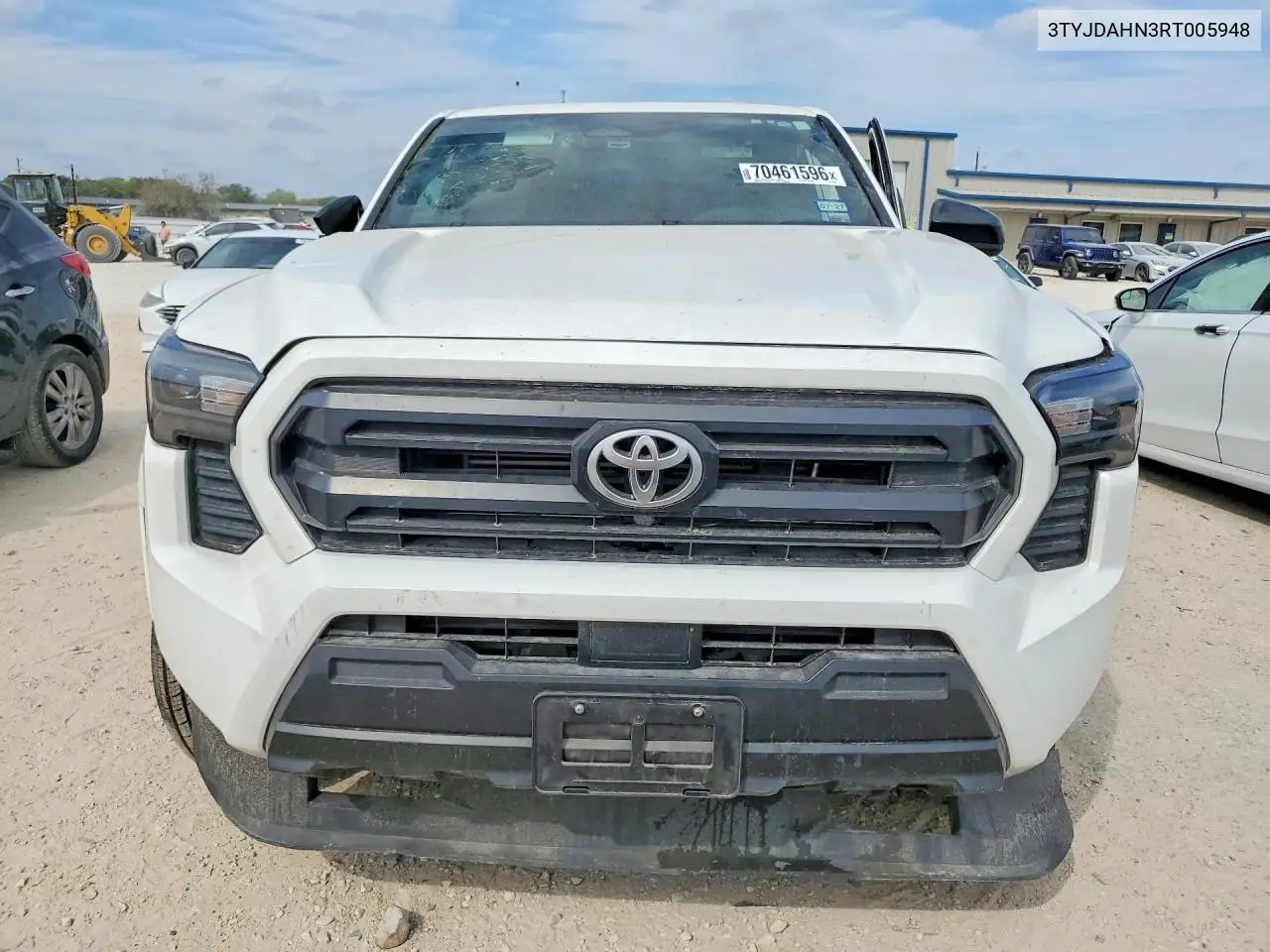 2024 TOYOTA TACOMA VIN 3TYJDAHN3RT005948 — фото 5
