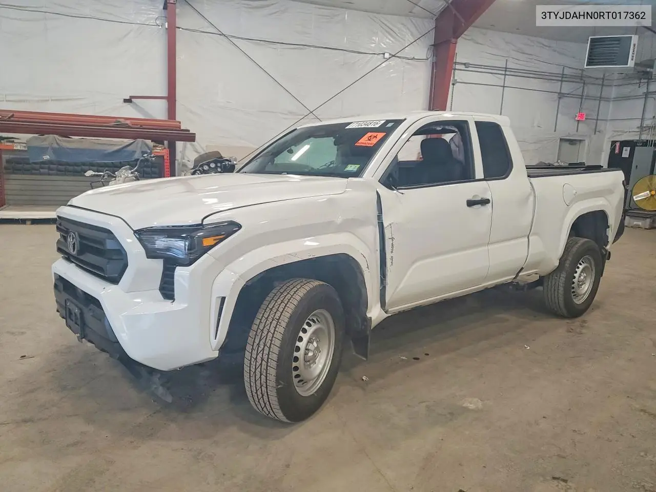 TOYOTA TACOMA 2024, VIN 3TYJDAHN0RT017362
