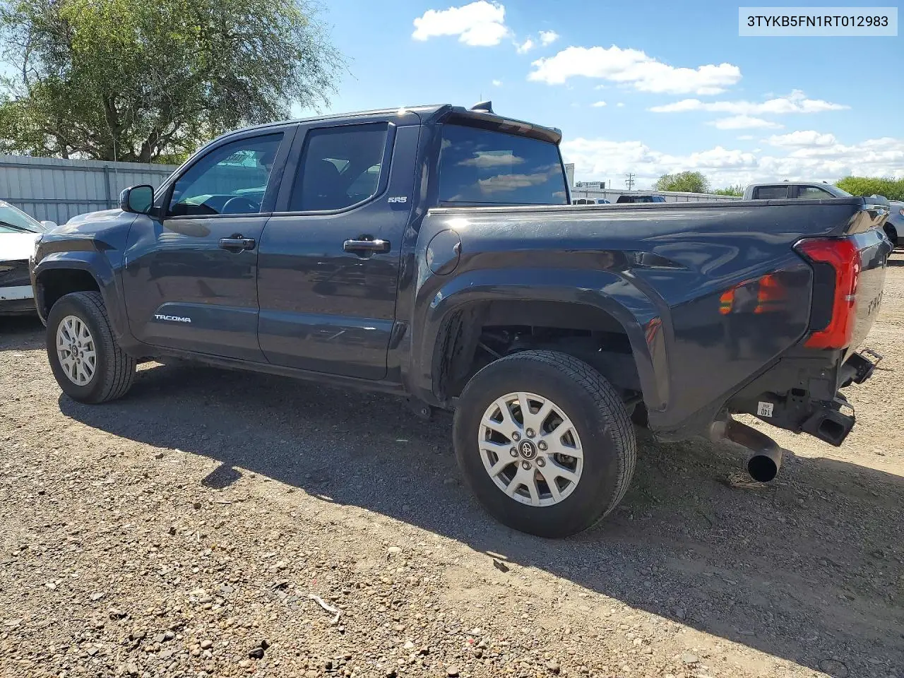 2024 TOYOTA TACOMA VIN 3TYKB5FN1RT012983 — фото 2