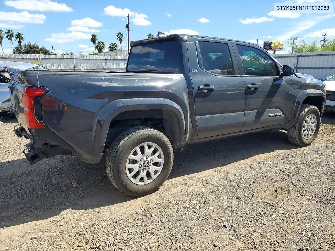 2024 TOYOTA TACOMA VIN 3TYKB5FN1RT012983 — фото 3