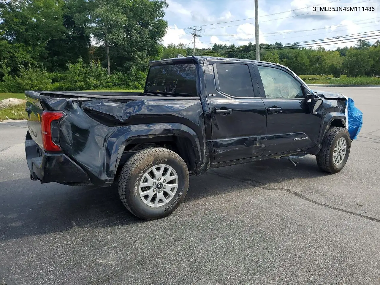 2025 TOYOTA TACOMA VIN 3TMLB5JN4SM111486 — фото 3
