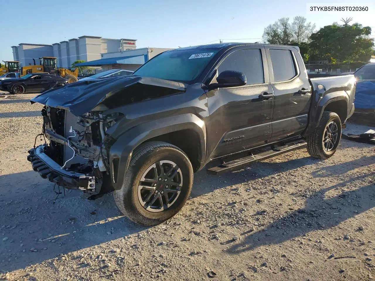 TOYOTA TACOMA 2025, VIN 3TYKB5FN8ST020360
