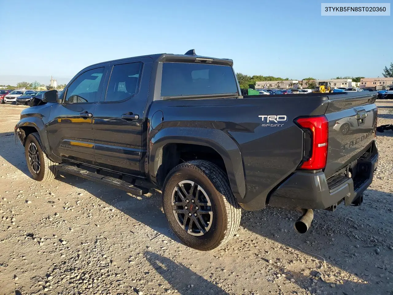 2025 TOYOTA TACOMA VIN 3TYKB5FN8ST020360 — фото 2