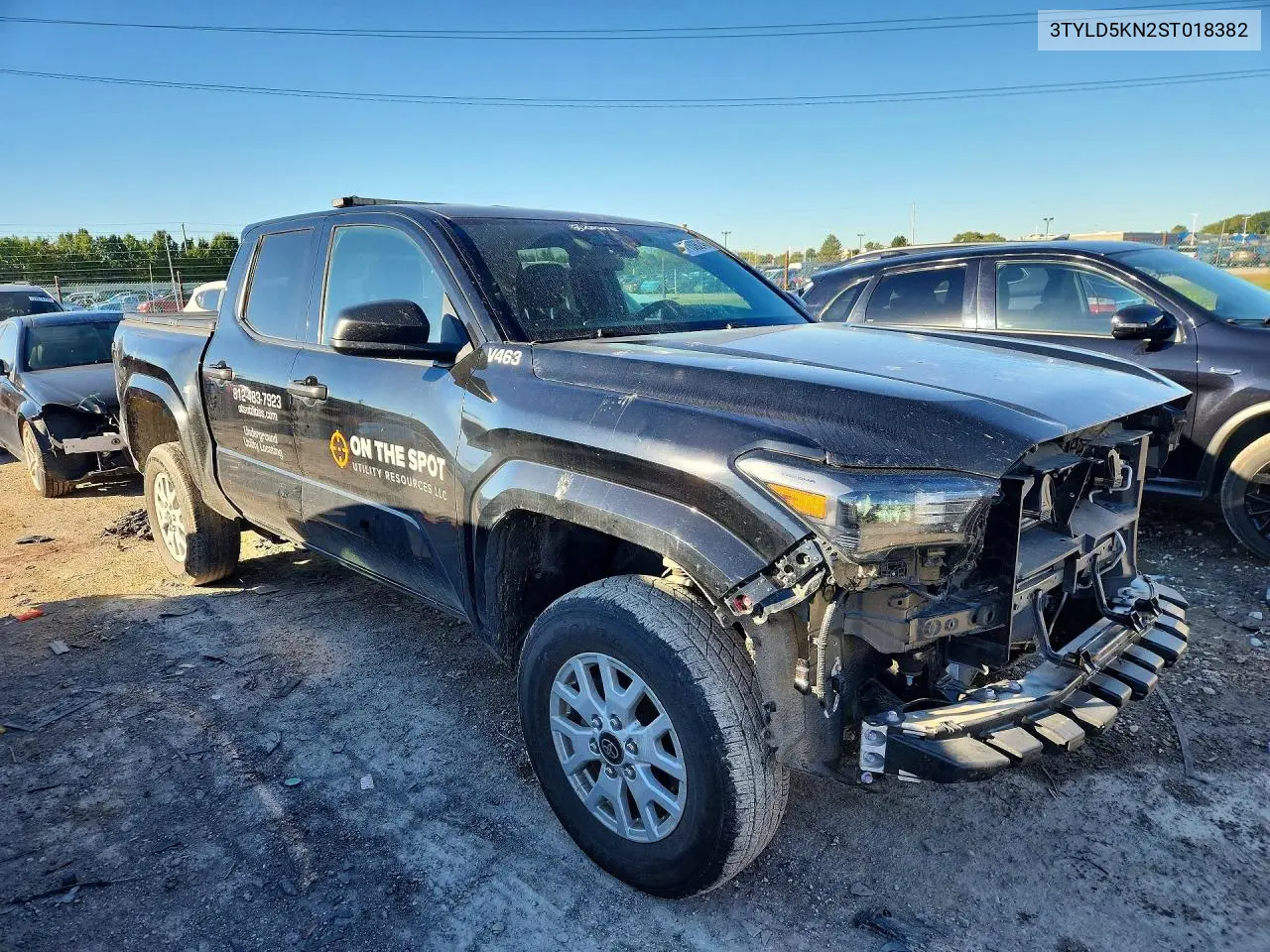 2025 TOYOTA TACOMA VIN 3TYLD5KN2ST018382 — фото 4
