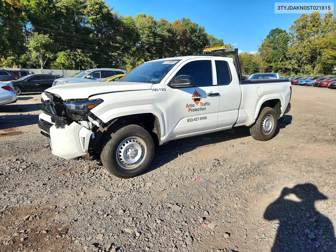 TOYOTA TACOMA 2025, VIN 3TYJDAKN0ST021815