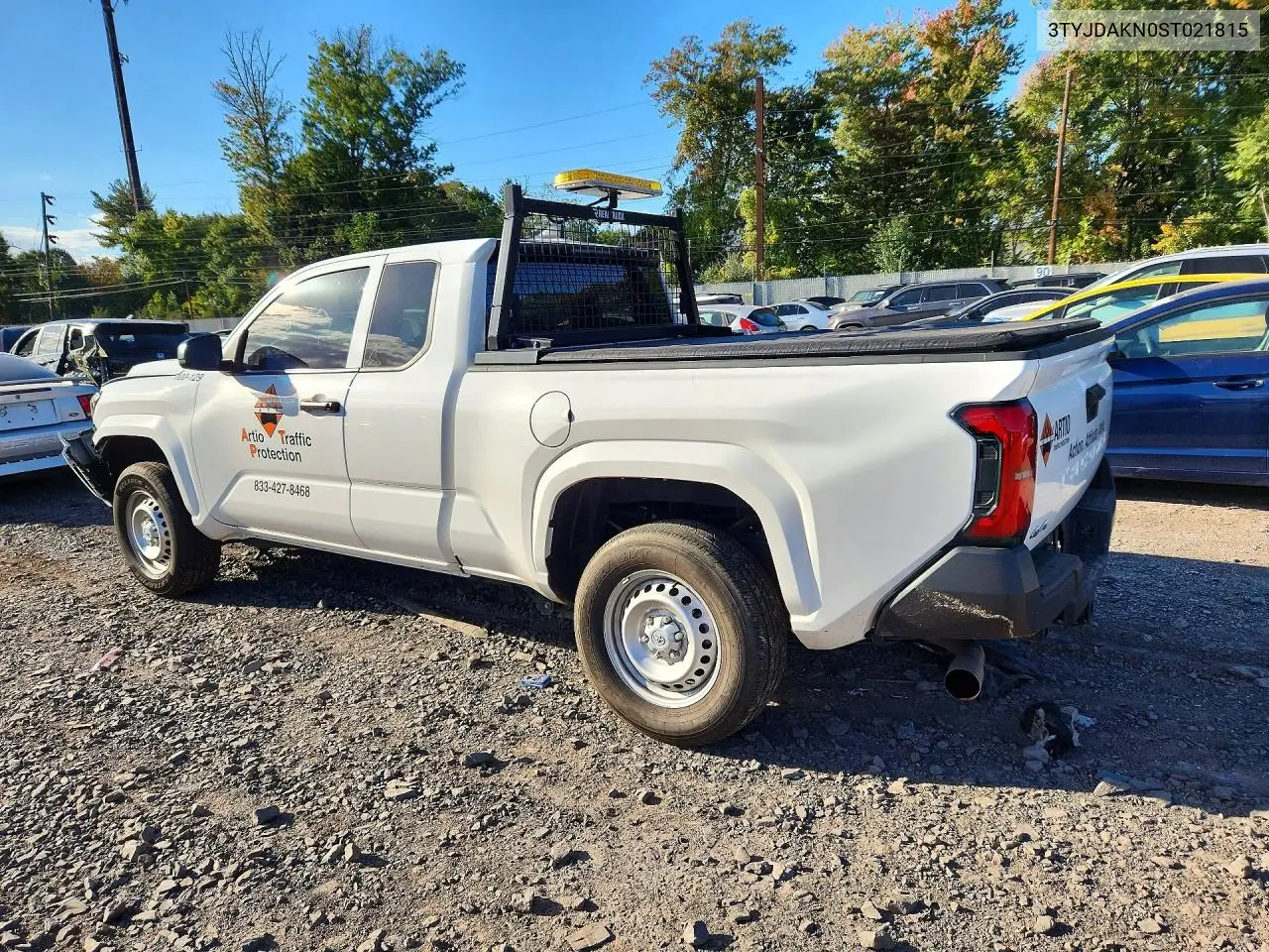 2025 TOYOTA TACOMA VIN 3TYJDAKN0ST021815 — фото 2