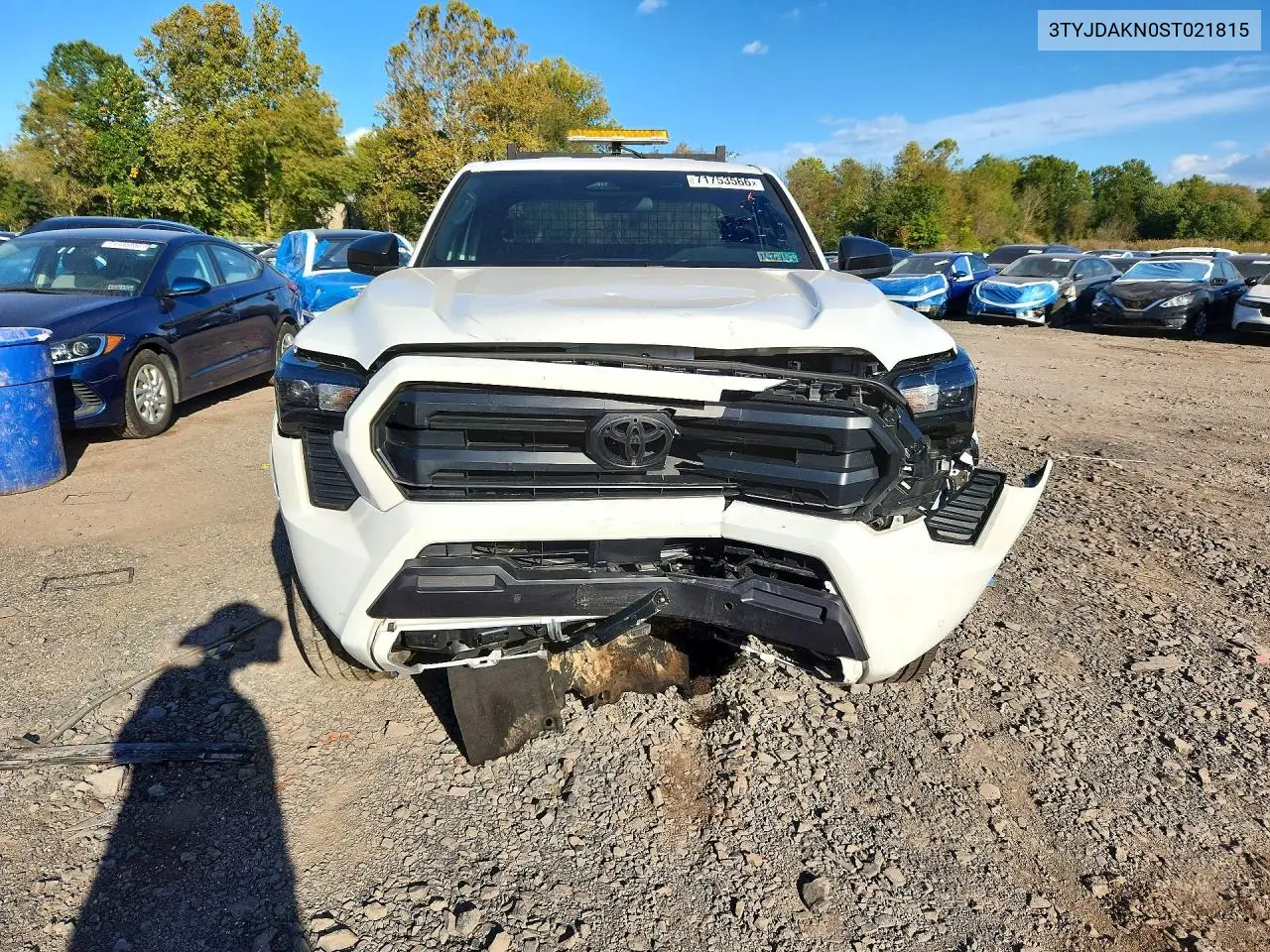 2025 TOYOTA TACOMA VIN 3TYJDAKN0ST021815 — фото 5