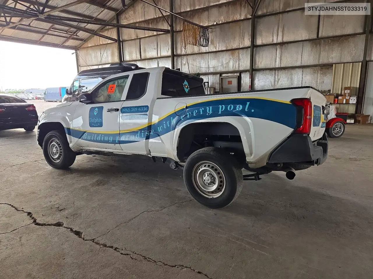 2025 TOYOTA TACOMA VIN 3TYJDAHN5ST033319 — фото 2
