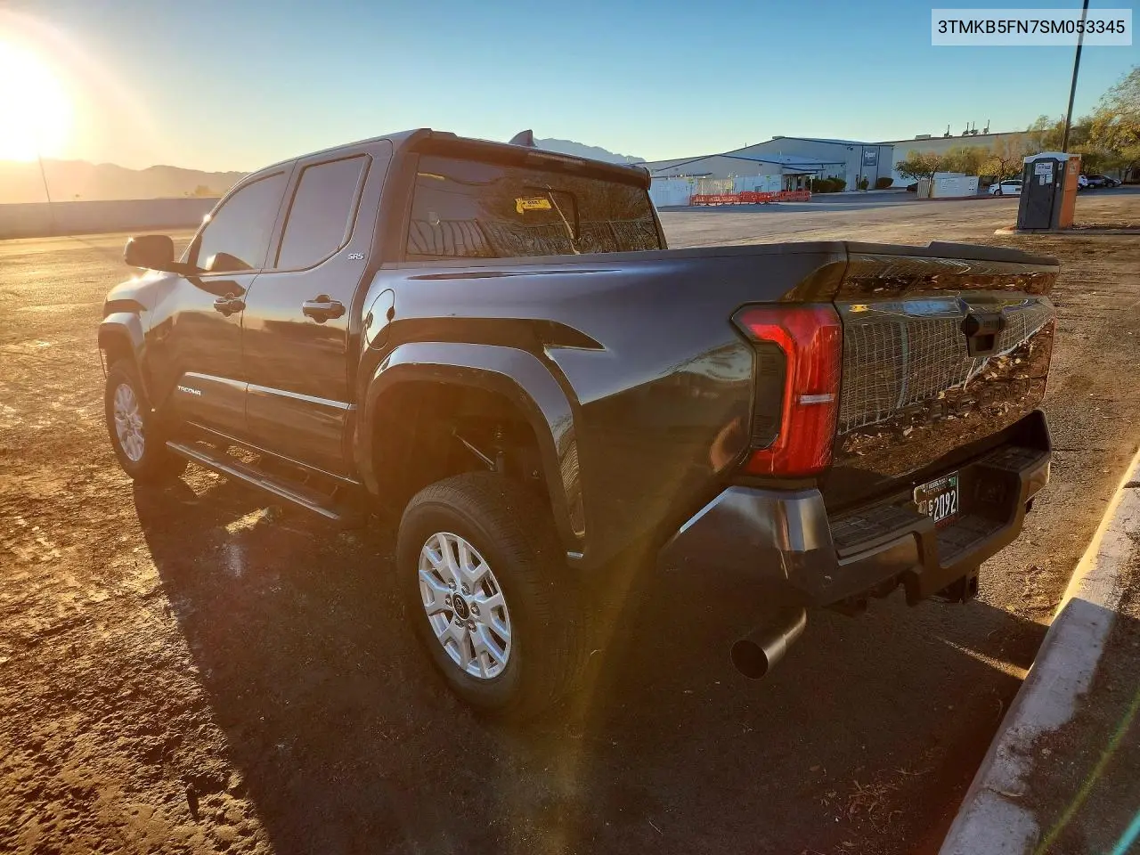 2025 TOYOTA TACOMA VIN 3TMKB5FN7SM053345 — фото 2