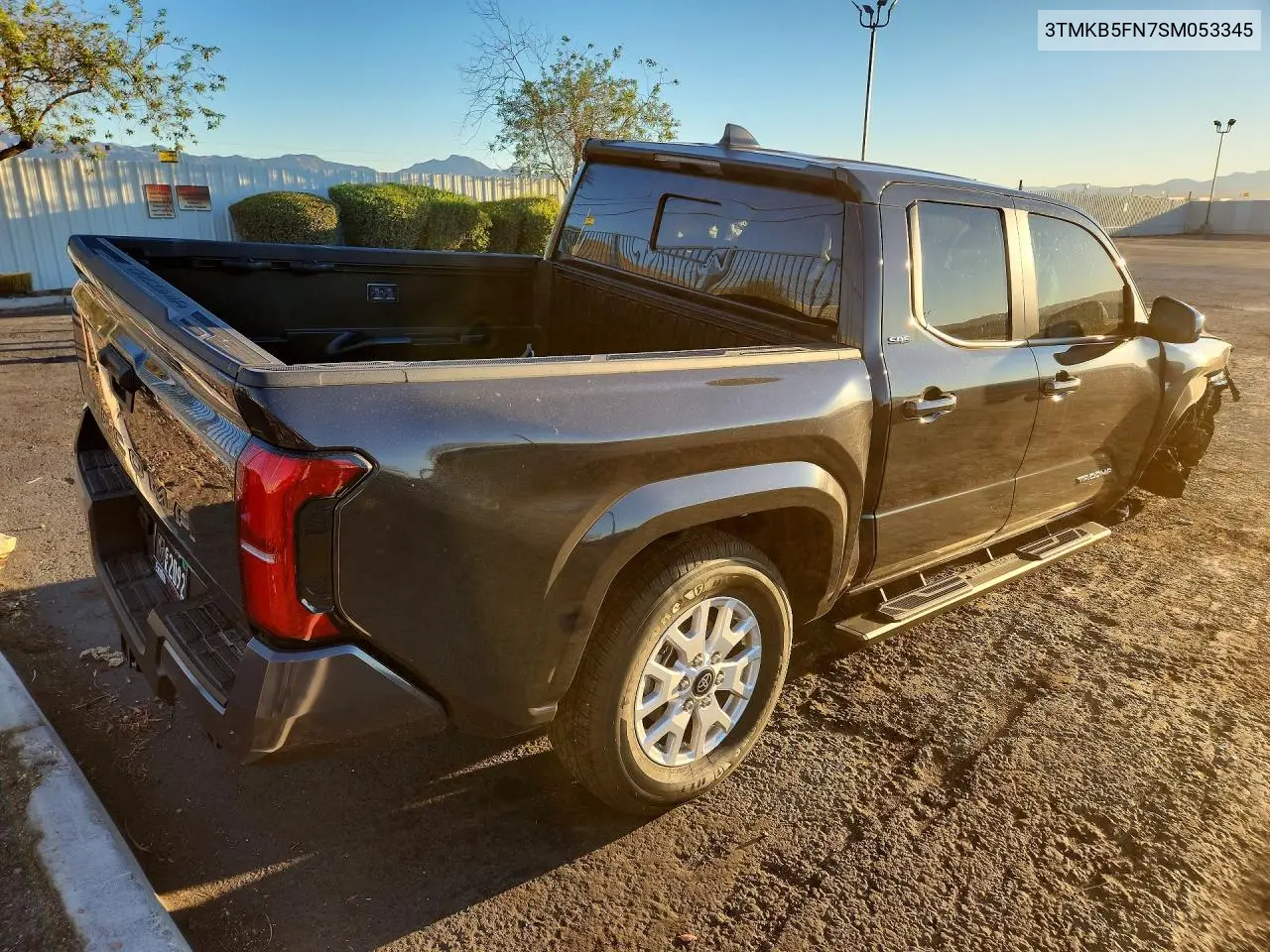 2025 TOYOTA TACOMA VIN 3TMKB5FN7SM053345 — фото 3