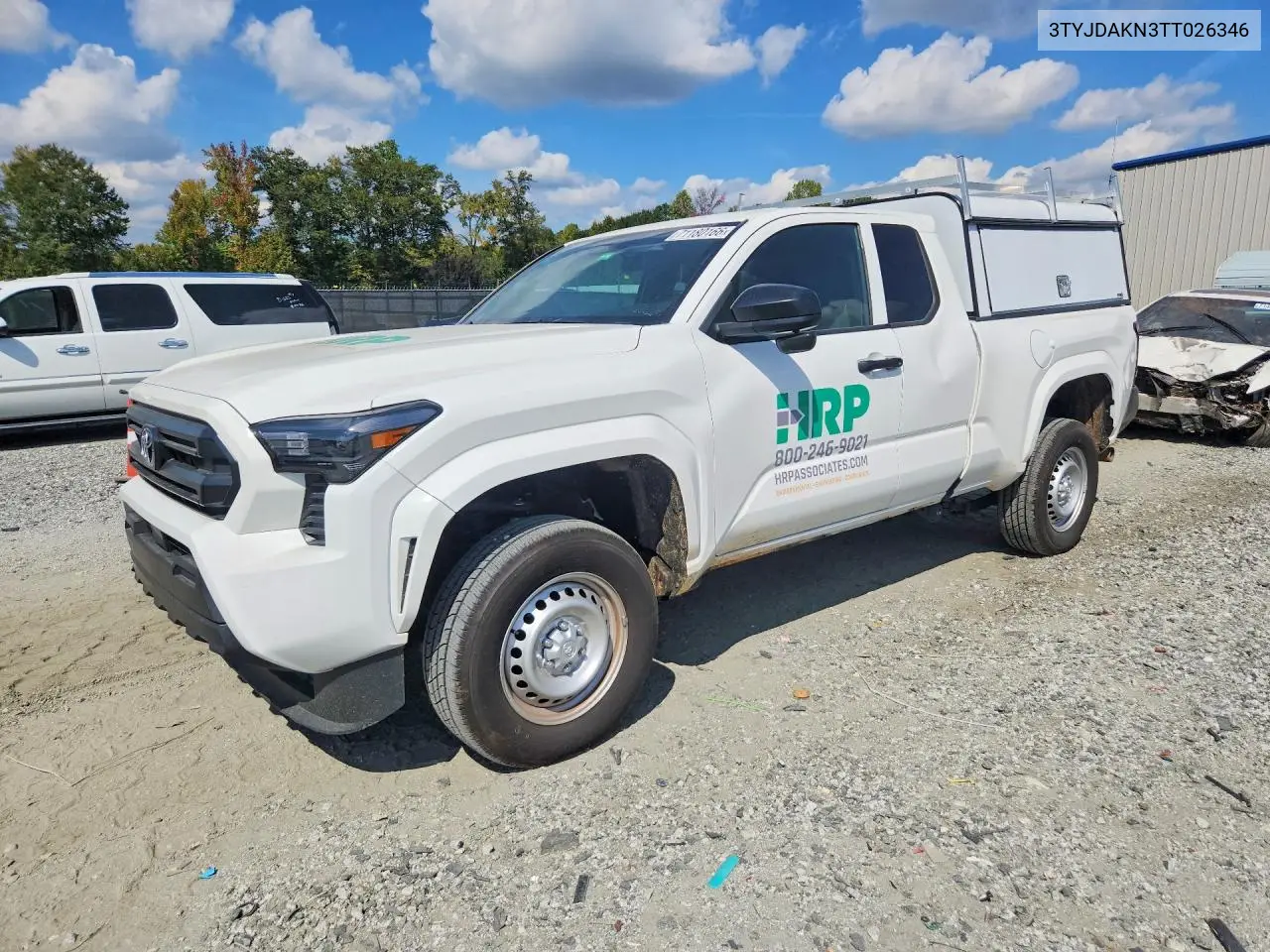 TOYOTA TACOMA 2026, VIN 3TYJDAKN3TT026346
