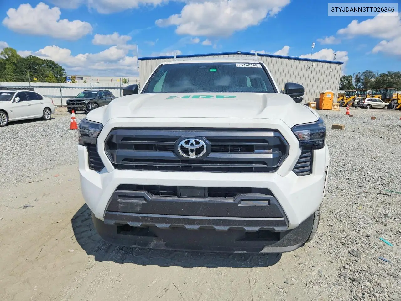 2026 TOYOTA TACOMA VIN 3TYJDAKN3TT026346 — фото 5