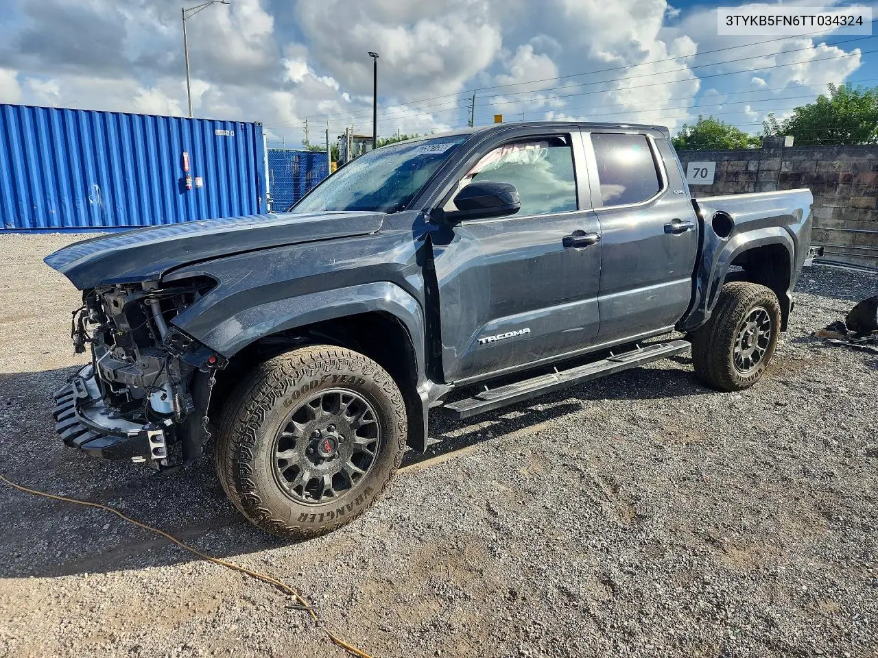 TOYOTA TACOMA 2026, VIN 3TYKB5FN6TT034324
