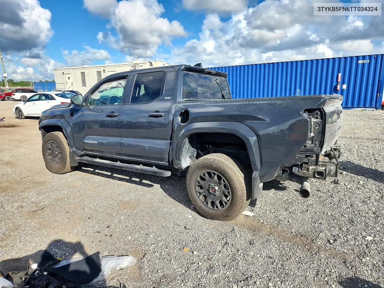 2026 TOYOTA TACOMA VIN 3TYKB5FN6TT034324 — фото 2