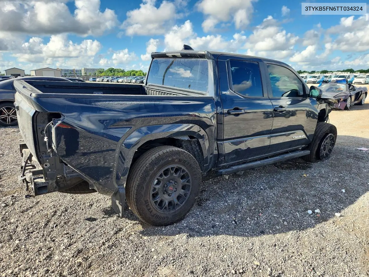 2026 TOYOTA TACOMA VIN 3TYKB5FN6TT034324 — фото 3