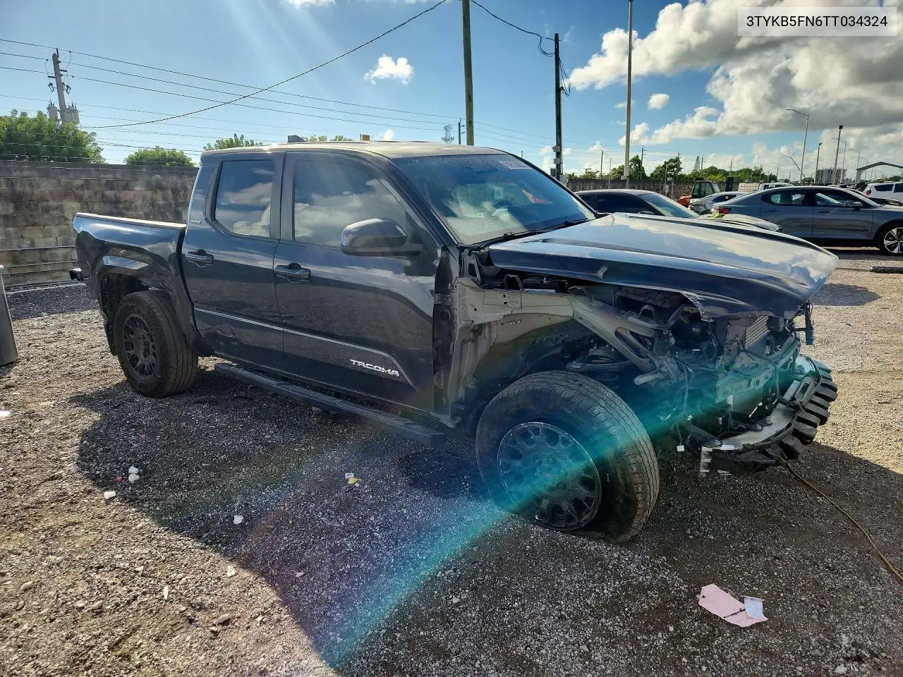 2026 TOYOTA TACOMA VIN 3TYKB5FN6TT034324 — фото 4