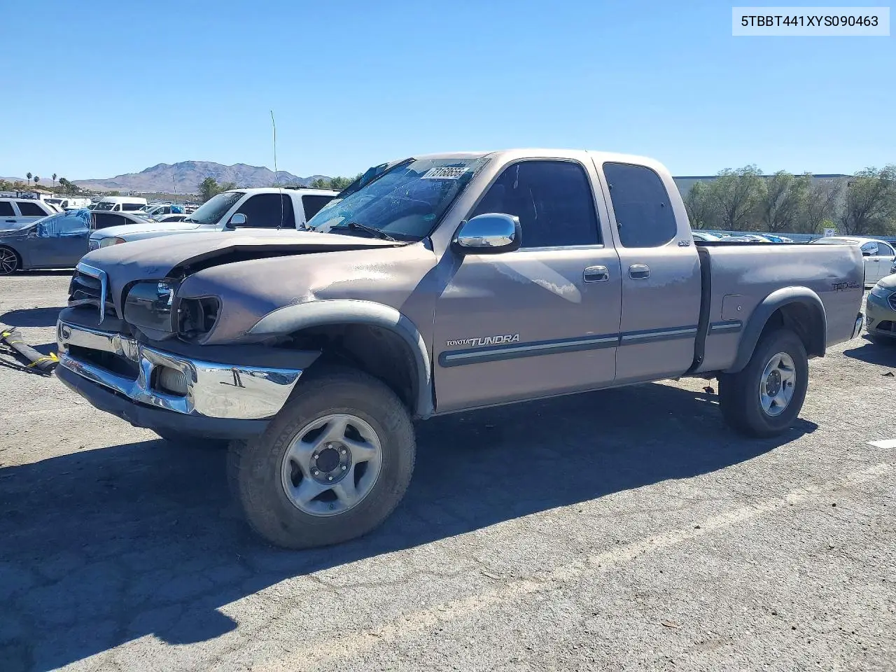 TOYOTA TUNDRA 2000, VIN 5TBBT441XYS090463