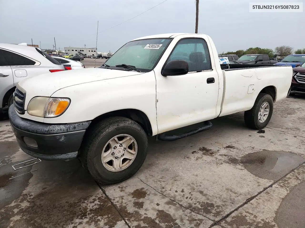 TOYOTA TUNDRA 2000, VIN 5TBJN3216YS087823