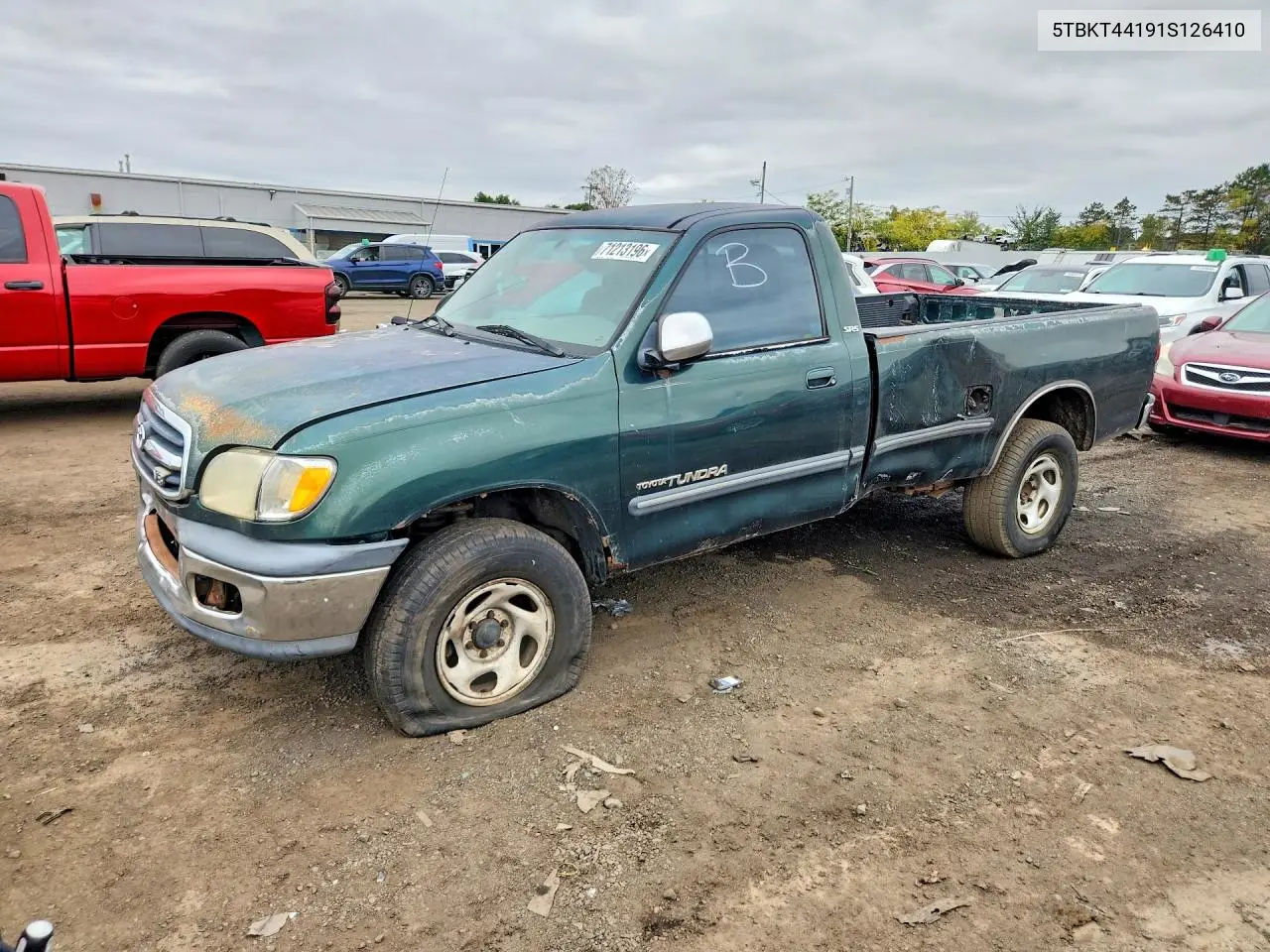 TOYOTA TUNDRA 2001, VIN 5TBKT44191S126410