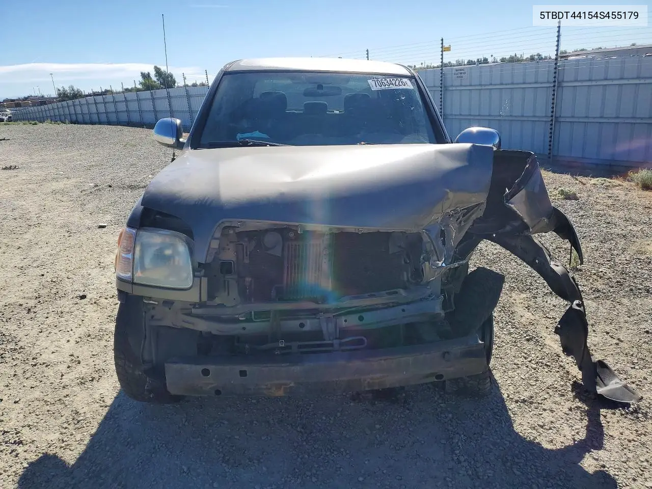 2004 TOYOTA TUNDRA VIN 5TBDT44154S455179 — фото 5