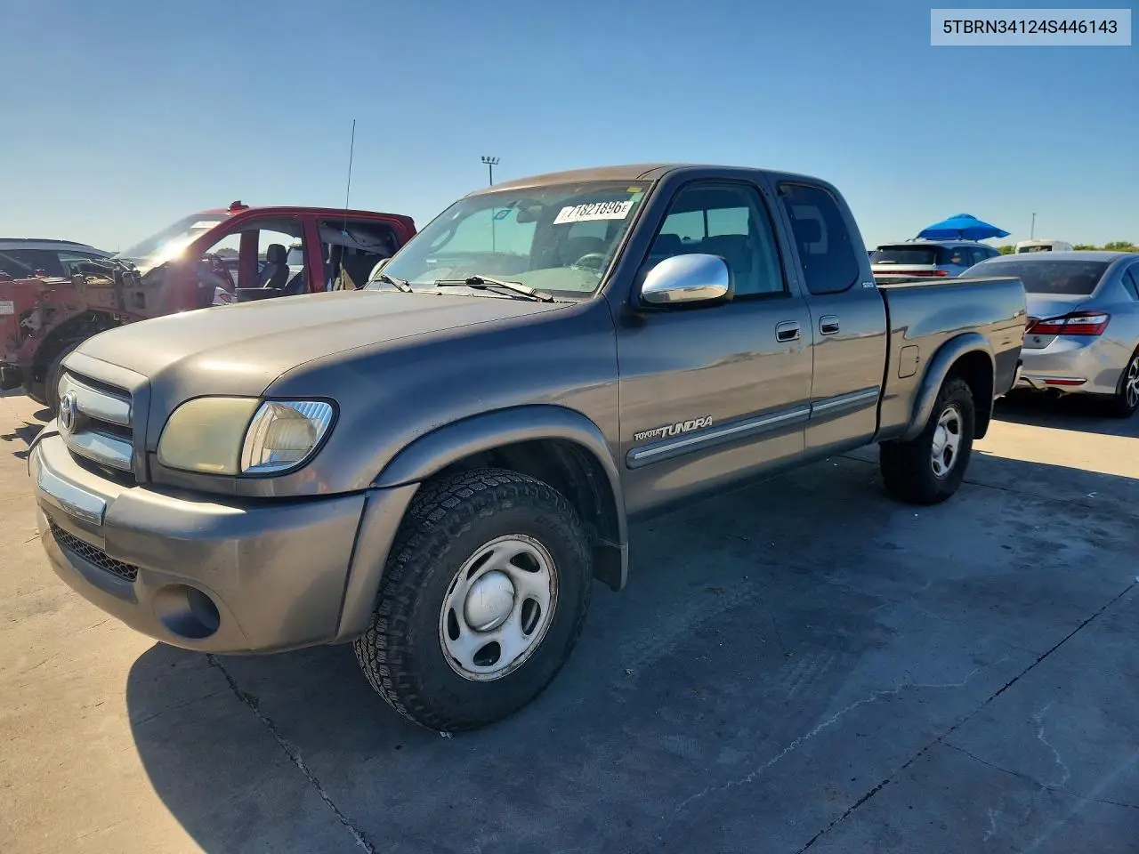 TOYOTA TUNDRA 2004, VIN 5TBRN34124S446143