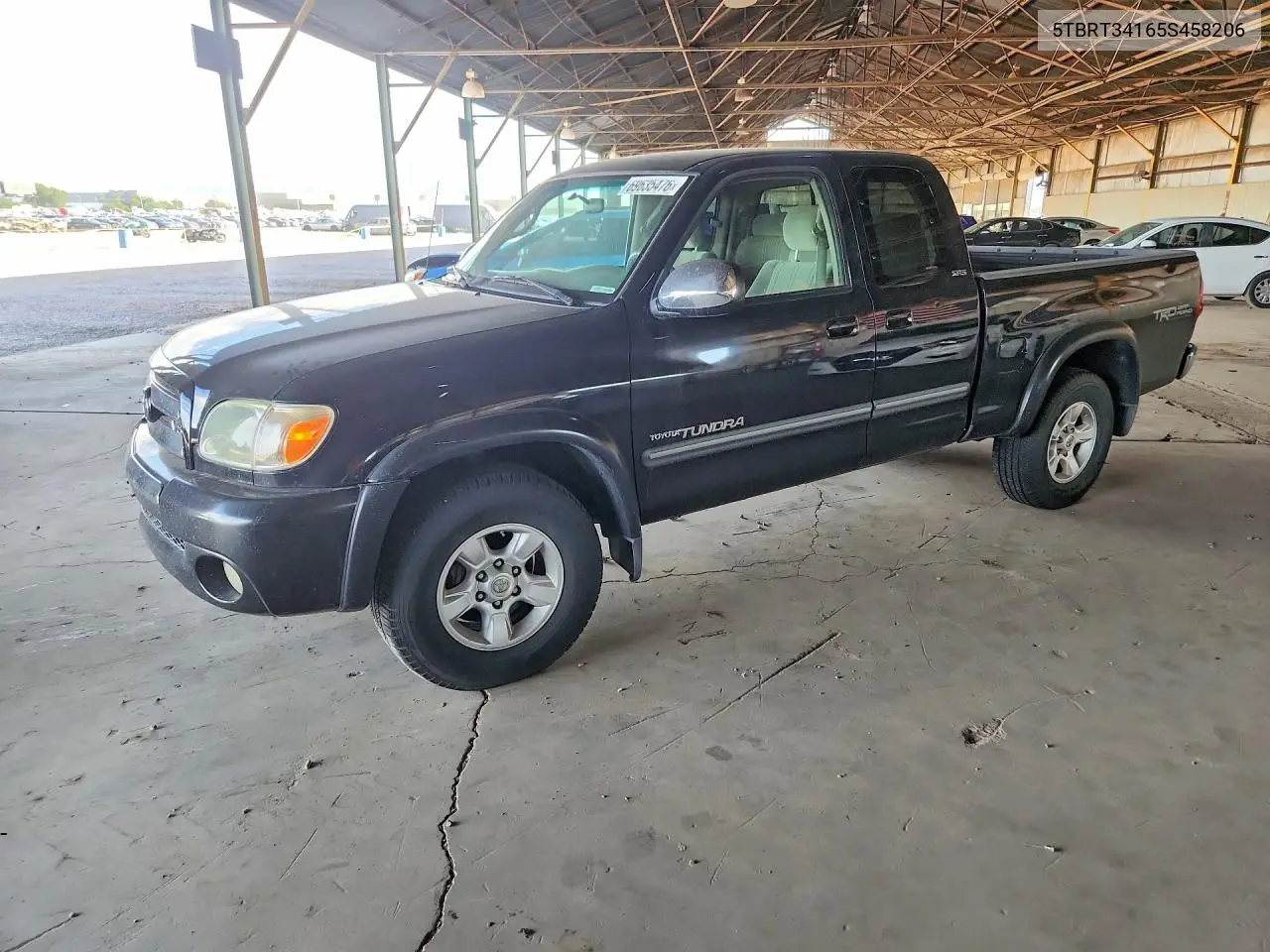TOYOTA TUNDRA 2005, VIN 5TBRT34165S458206