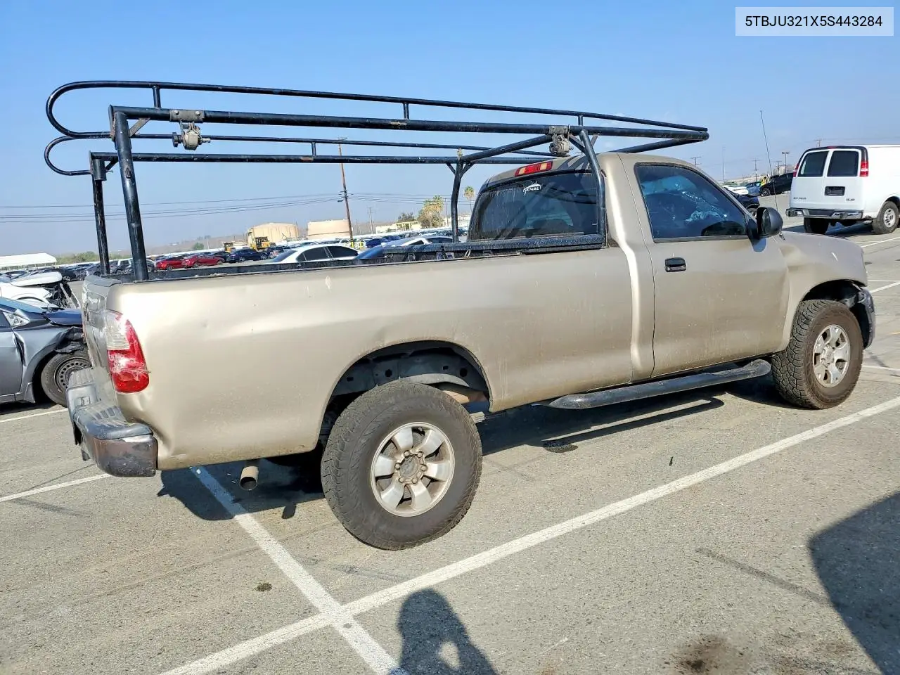 2005 TOYOTA TUNDRA VIN 5TBJU321X5S443284 — фото 3