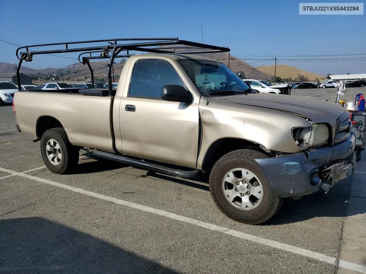2005 TOYOTA TUNDRA VIN 5TBJU321X5S443284 — фото 4