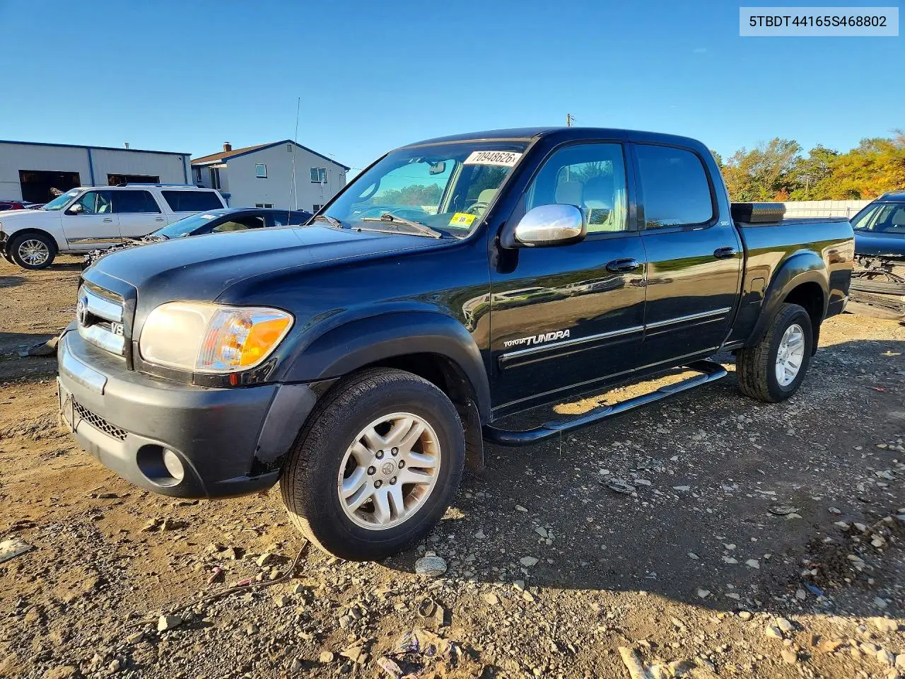 TOYOTA TUNDRA 2005, VIN 5TBDT44165S468802