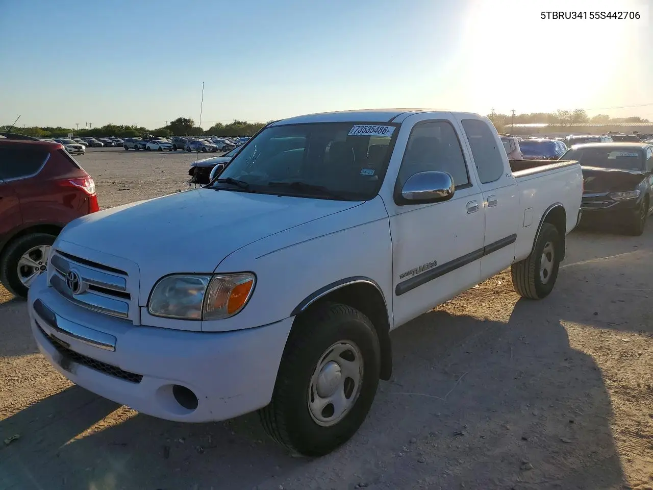 TOYOTA TUNDRA 2005, VIN 5TBRU34155S442706