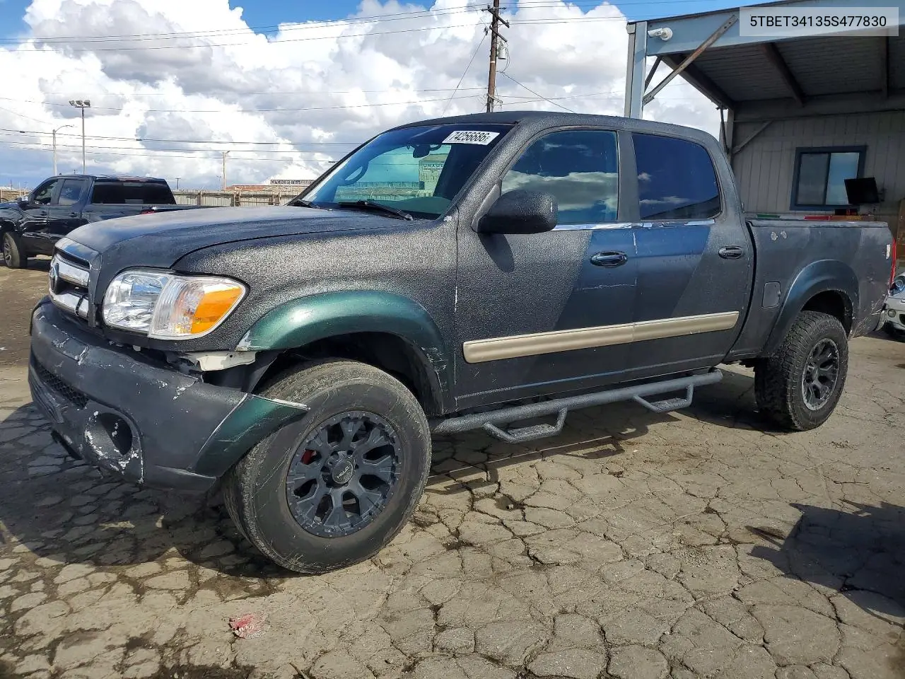 TOYOTA TUNDRA 2005, VIN 5TBET34135S477830