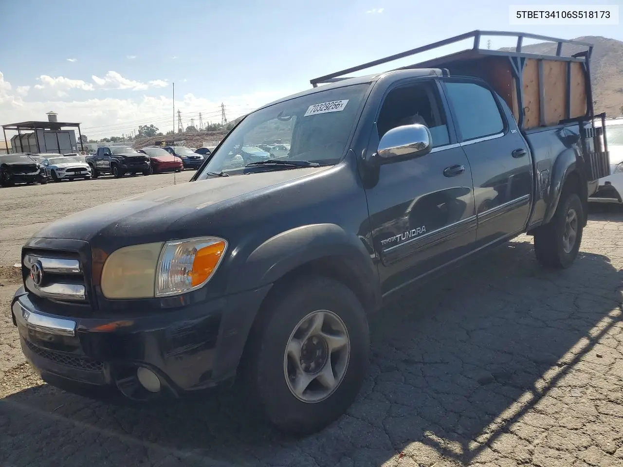 TOYOTA TUNDRA 2006, VIN 5TBET34106S518173