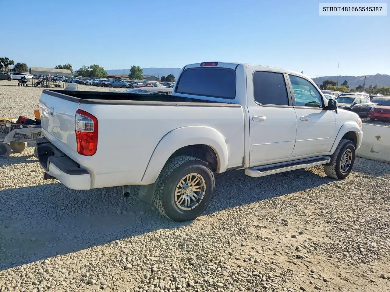 2006 TOYOTA TUNDRA VIN 5TBDT48166S545387 — фото 3