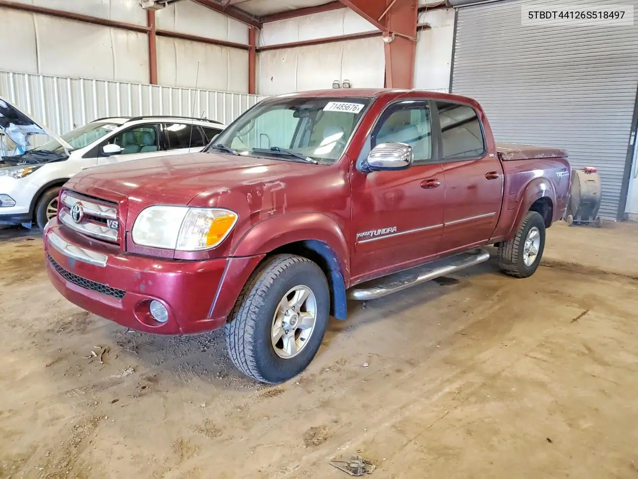 TOYOTA TUNDRA 2006, VIN 5TBDT44126S518497