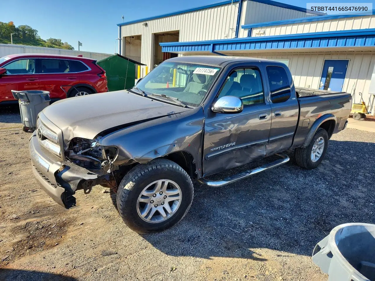 TOYOTA TUNDRA 2006, VIN 5TBBT44166S476990