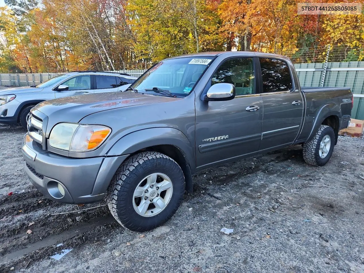 TOYOTA TUNDRA 2006, VIN 5TBDT44126S505085