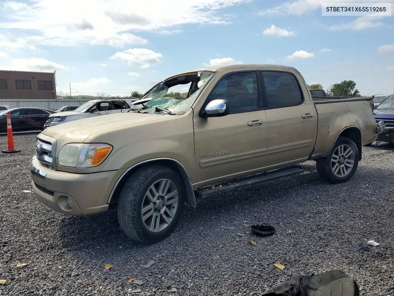 TOYOTA TUNDRA 2006, VIN 5TBET341X6S519265