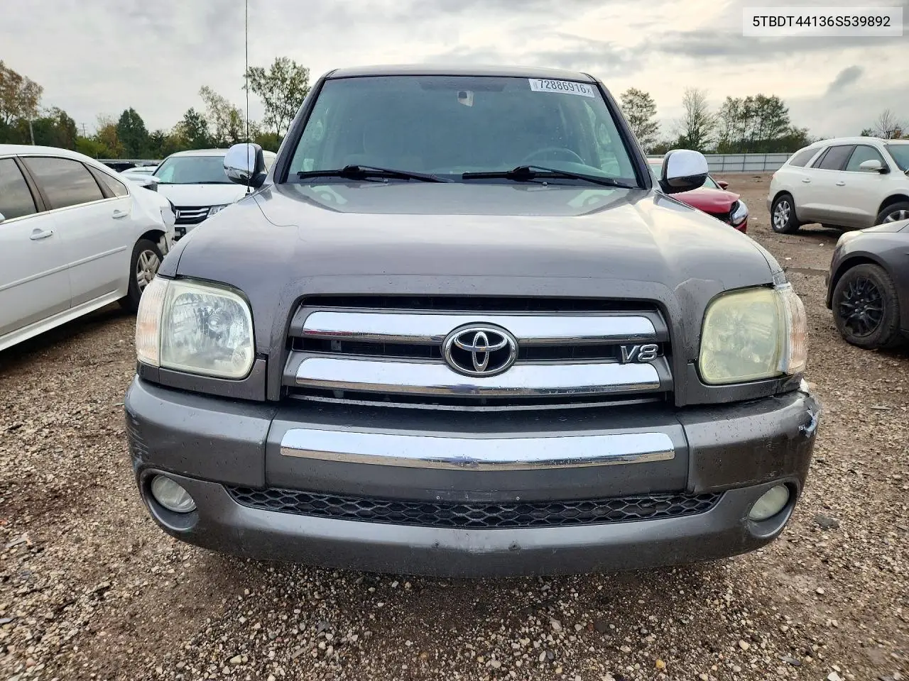 2006 TOYOTA TUNDRA VIN 5TBDT44136S539892 — фото 5