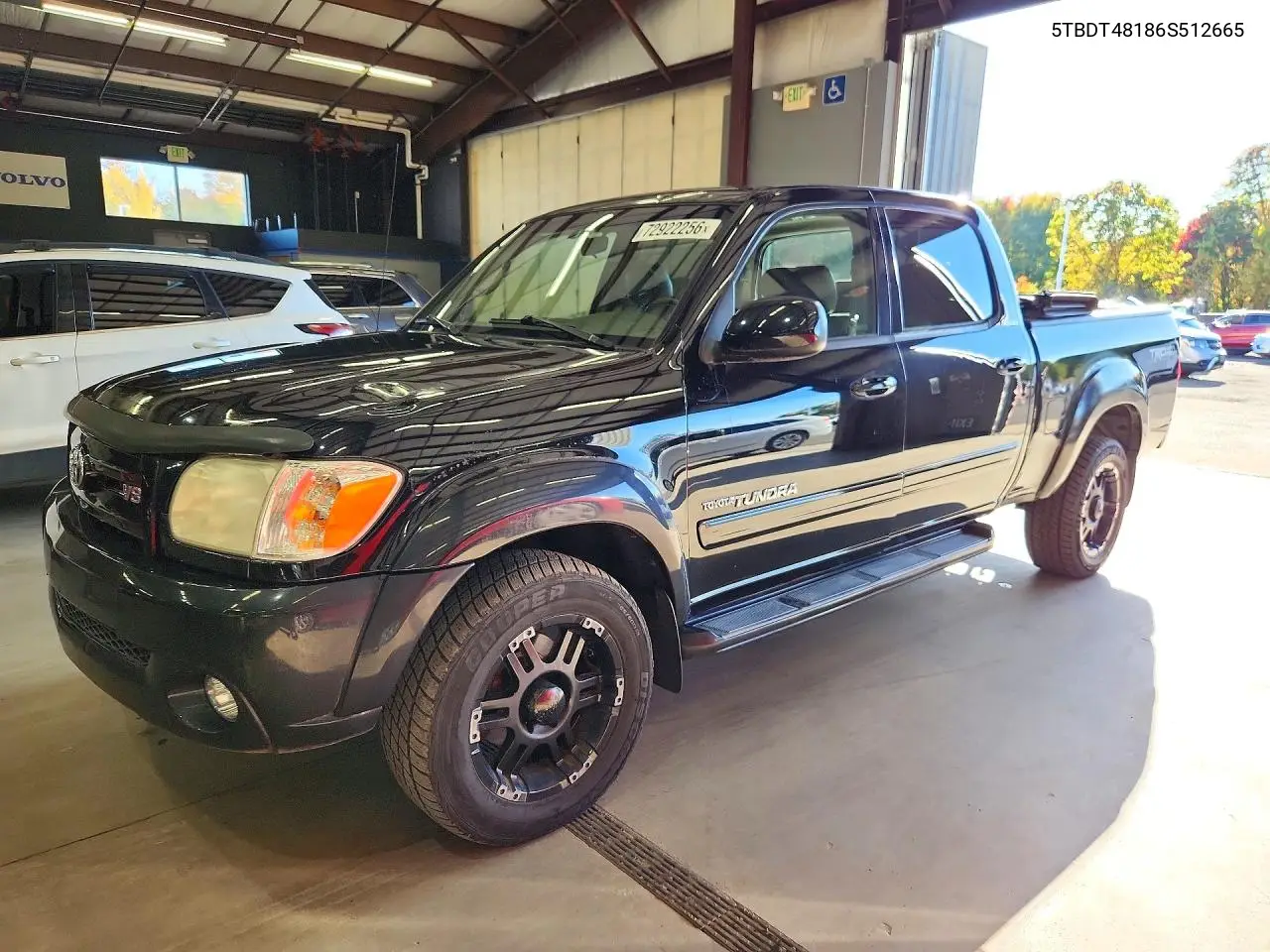 TOYOTA TUNDRA 2006, VIN 5TBDT48186S512665