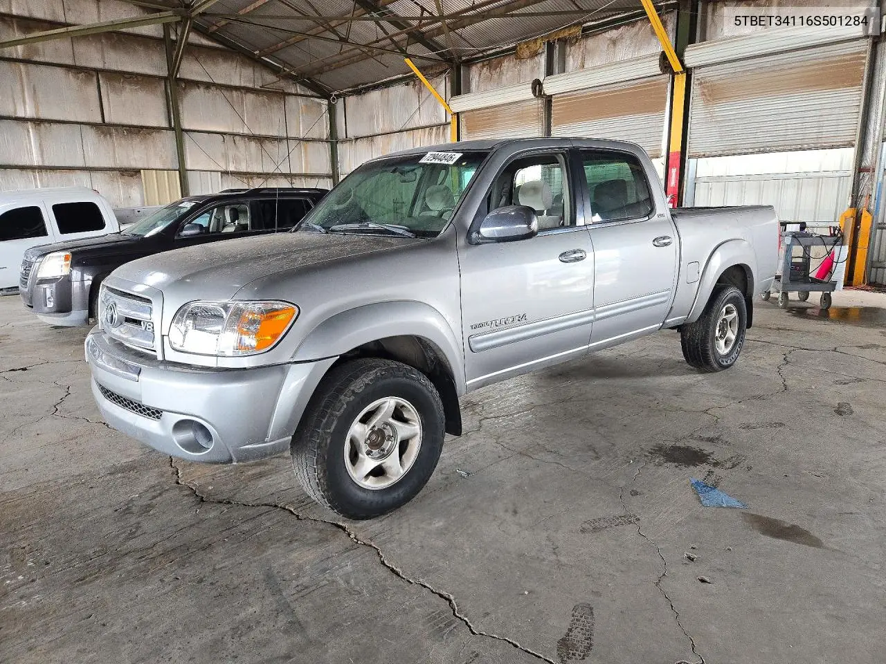 TOYOTA TUNDRA 2006, VIN 5TBET34116S501284