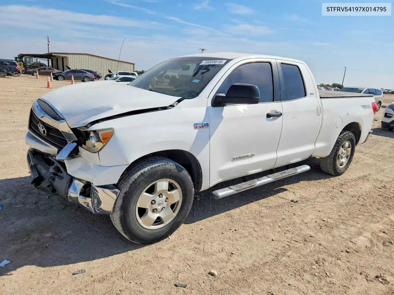 TOYOTA TUNDRA 2007, VIN 5TFRV54197X014795